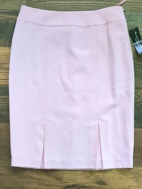 Evan Picone Black Label Pink Pencil Midi Work Skirt, Size 10, NEW, NWT